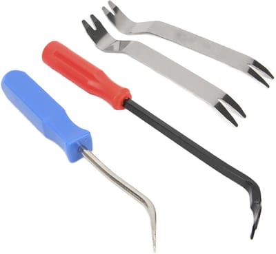 Auto trim verwijdertool set - 4-delig - kunststof - ideaal voor radio-installatie - ShopVlot