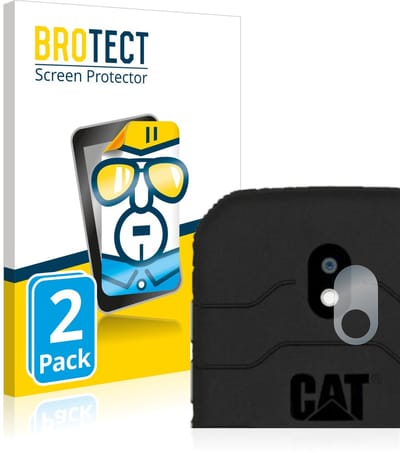 BROTECT - Screenprotector voor Caterpillar Cat S42 (ALLEEN Camera Lens) - Folie Beschermfolie transparant 2 Stuks
