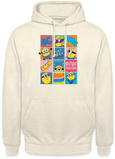 Minions Be You Positief En Lief Ontwerp Hoodie Unisex