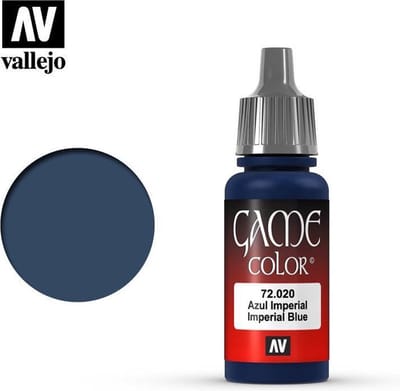 Vallejo Hobbyverf Acrylverf - 72020 Game Color - Imperial Blue - Acryl - Verf flesje - 18 ml