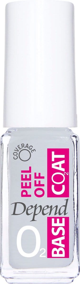 Depend | O2 Nailpolish | nagellak | Basecoat Peel Off | nr. A400 | 5ml - Zuurstof doorlatend
