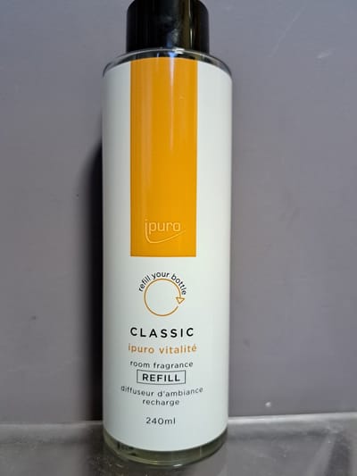 navulling geurstokjes i puro vitalite - rozemarijn - gember - cederhout - patchouli - 240 ml