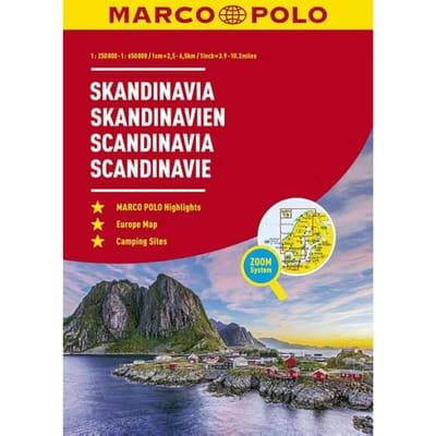 Marco Polo Wegenatlas Scandinavië - Marco Polo Atlassen