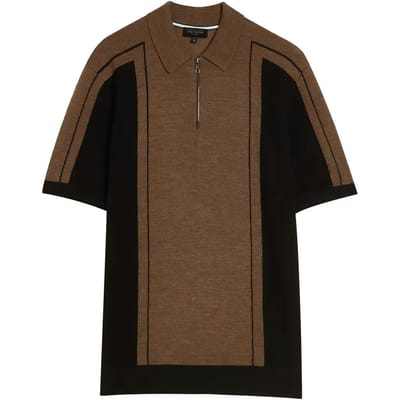 Ted Baker Jesty Heren Tan Poloshirt