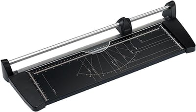 Papiersnijder Guillotine - Papier Snijmachine - Precisie Snijden - Roterende Bladen - A2 formaat - Zilver
