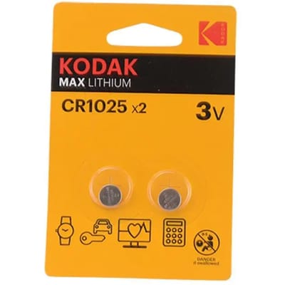 Batterijen Kodak Lithium Cr1025 (x2)