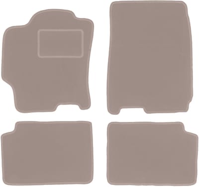 Beige veloursmatten voor: Mazda 323 BJ sedan, hatchback, break, stationwagen (1998-2003)
