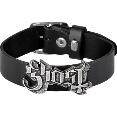 Alchemy Ghost - Logo Polsband - Zilverkleurig/Zwart