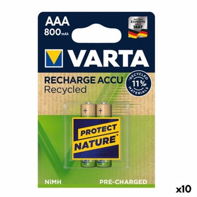 Varta Recharge accu Recycled AAA 800mAh 40stuks