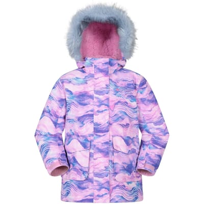 Mountain Warehouse Kinder/Kinder Ranger Camouflage Waterafstotend Jasje (Paars)
