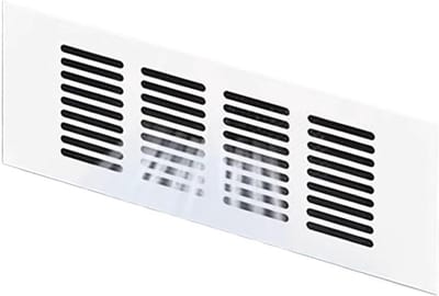 Ventilatie Rooster - Lucht Roosters - Ventilatie Inbouwen - Stofbestendig Ontwerp - Diverse Maten - Wit