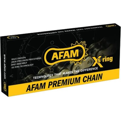 Chaîne transmission Afam pour deux roues moto mob 118 maillons Pas 428 OR Neuf