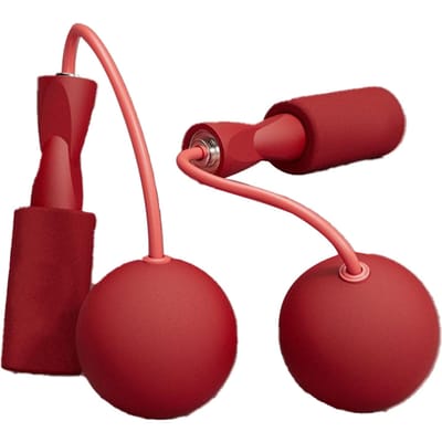 6,5 cm Draadloos Springtouw met Zware Bal Dubbel Lager Stil Fitness Draadkabel voor Binnensport