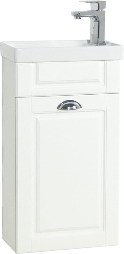 2-delige badkamermeubelset gastentoilet gastentoilet wastafel klein smal landhuis Casalo M