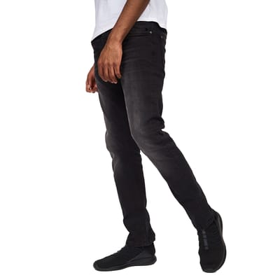 Crosshatch Heren Svelte Stretch Jeans (Zwart wassen)