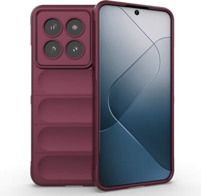 Hoesje geschikt voor Xiaomi 14 Pro - Techsuit Magic Shield Silicone Back Cover - Bordeaux