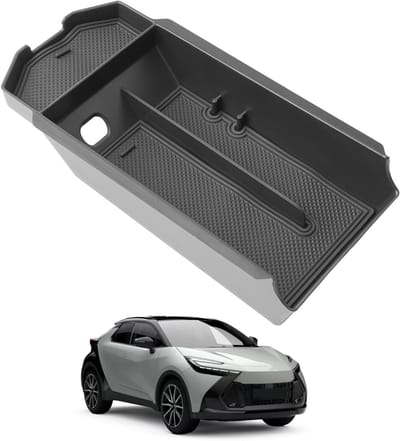 Opbergcompartiment voor middenconsole voor Toyota C-HR Hybrid 2024-2025, armsteunopslag met antislipbodem, ideaal voor extra opbergruimte en organisatie