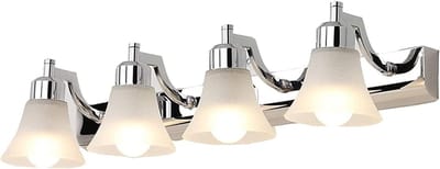 Kast Wandlamp - Spiegel Verlichting - Badkamer Verlichten - Sfeervolle Gloed - 23 inch - Zilver