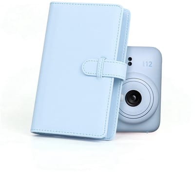 Dailygoods- Fotoalbum 108 Pockets - Mini Fotoalbum 3 Inch - Plakalbum - Fotoalbum voor Mini 12/11 - Duurzaam Leer - Veilig Opslag Systeem - Fotoboek