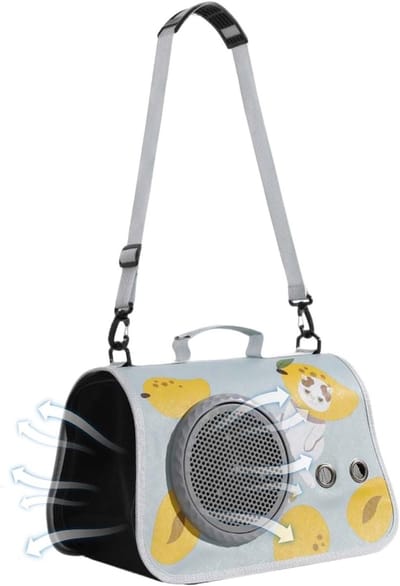 Draagtas voor Dieren - Transportkooi Kat - Reizen met Huisdier - 360 Ademend Rooster