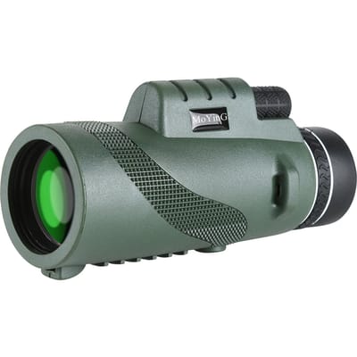 Groene hennep enkele telescoop hoge vergroting 40x60 12x50 mobiele telefoon buiten fabriek groothandel.