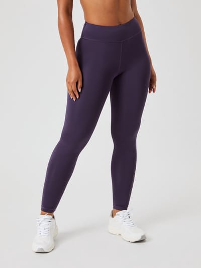 Björn Borg Logo Tight Sportlegging Dames - Sportbroek Vrouwen - Recycled Polyester - Paars - Maat XL