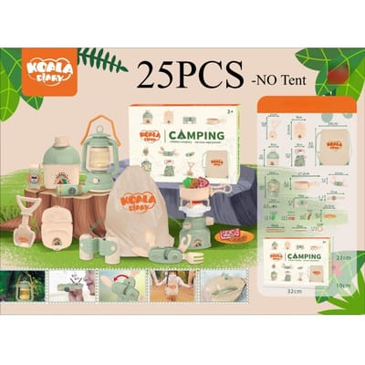 Kinder Kampeer Set Speelgoed Buiten Ontdekkingsreiziger Kit Rollenspel OPTIONEEL Tent Kampvuur Verrekijker Horloge Tas Verjaardagscadeau voor Jongens Meisjes