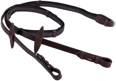 QHP Teugel Antislip met stops - Brown - Full