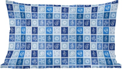 Sierkussens - Kussentjes Woonkamer - 60x40 cm - Zee - Kust - Zomer - Blauw