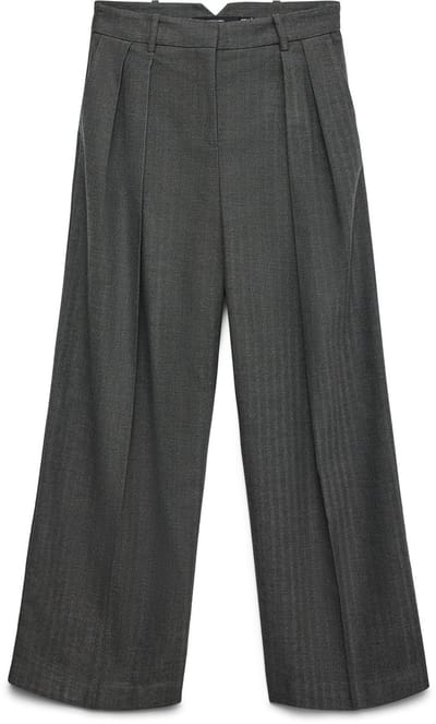 Vero Moda Broek met wijde pijpen VMHAYA Mid waist Broek