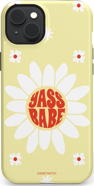 Casetastic Hoesje Geschikt voor Apple iPhone 15 Plus Magsafe - Stijlvolle Beschermende Duo-layer Case - Yass babe