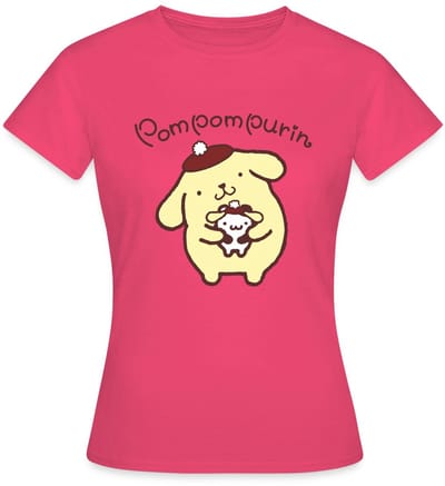 Pompompurin Met Muffin Verkleed Als Pompom Purin T-Shirt Dames