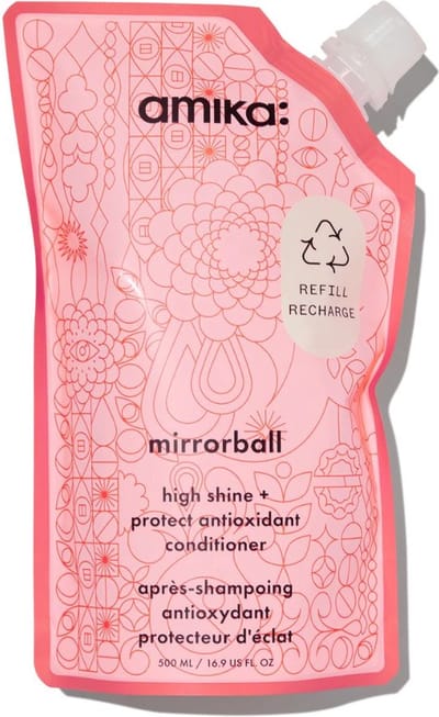 amika mirrorball high shine + protect antioxidant conditioner 500 ml