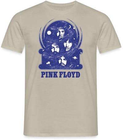 Pink Floyd Logo En Band T-Shirt Heren
