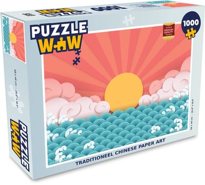 Puzzel Traditioneel Chinese paper art - Legpuzzel - Puzzel 1000 stukjes volwassenen