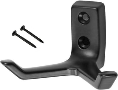Hermeta jashaak - Dubbel - Zwart - 0033-70 - Aluminium jashaak - Inclusief schroeven