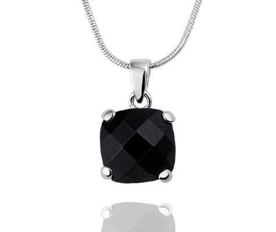 Montebello Ketting Black Dust - 925 Zilver Gerhodineerd - ∅12mm - 42cm