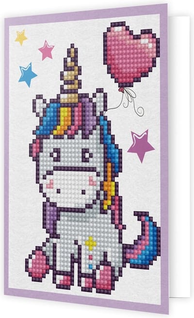 DIAMOND DOTZ Welcome Baby - Diamond Painting - 1.233 Dotz - 18x13 cm