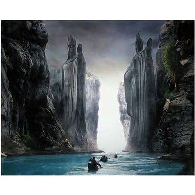 Volledige boor Diamond schilderij Lord of The Rings natuur diamant borduurwerk 40X50CM