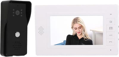 Video Intercom Systeem - Deurbel Camera - Veilig Thuis - HD Nachtzicht - 7 Inch Monitor - Zwart