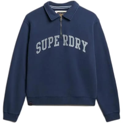 Superdry - Athletic Essentials met halve rits en kraag - Dames - Truien