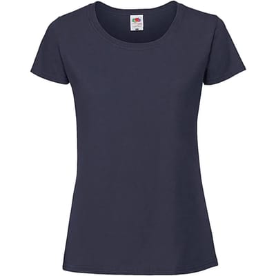 Dames-T-shirt Fruit of the Loom Ringspun Premium