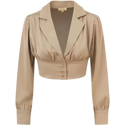 Korte Zijde Blouse Dames Balou