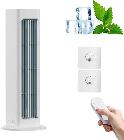 Draagbare Airco - Persoonlijke Koeler - Snelle Koeling - Stil en Energiezuinig - Compact Ontwerp - Wit