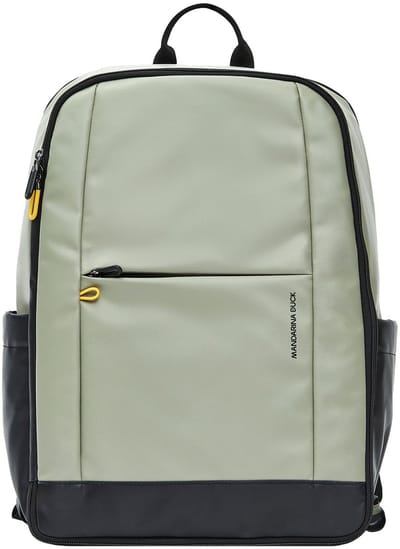 MANDARINA DUCK Laptop rugzak Rugzak met laptopvak Eco Coated Backpack Mud Grijs