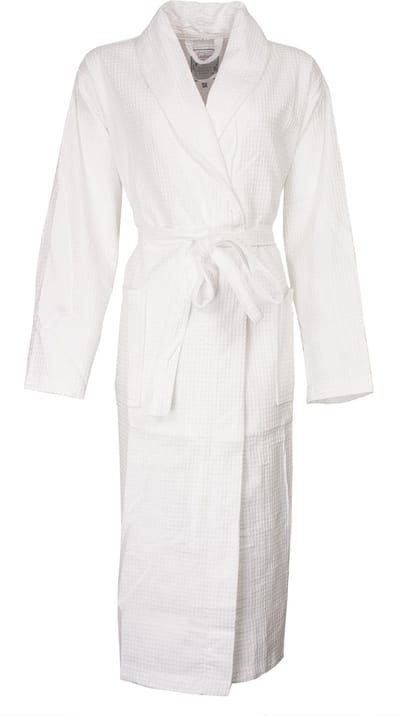 Tenderness Dames Badjas - Katoen - Wafel - Sauna - Wit - Maat M