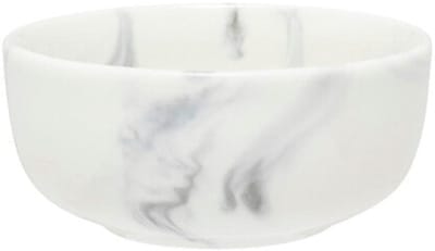 Secret de Gourmet Mila Kom porselein - Set van 6 stuks - Ø10xH5cm - 20cl - Grijs