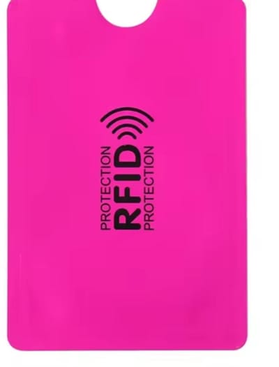 New Age Devi - 3 Stuks - RFID Bescherm Hoes - Magenta - Bankpas Beschermer - RFID Blocker - ID Kaart Beschermer - NFC Bankpas - Creditcard - Beschermhoesjes RFID