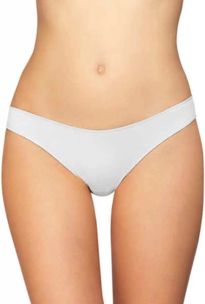 Avet string dames 3490 microfiber - Gladde string - onzichtbaar - Invisible - badstof kruisje - zwart, wit, rood, beige - S