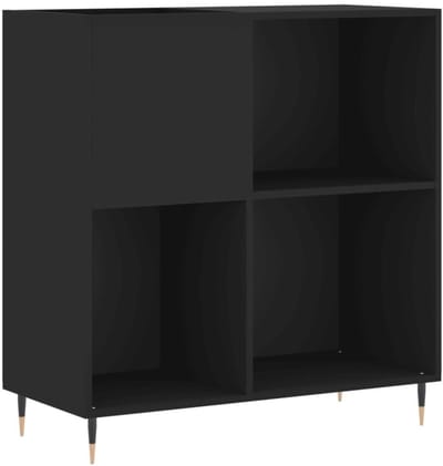 Zylo® Platenspeler Kast - Platenspeler Meubel - Ip Kast - 85x38x89cm - Zwart